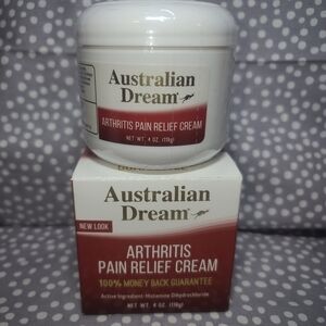 Australian Dream Arthritis Pain Relief Cream 4 Oz New And Sealed